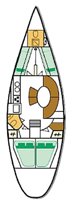 Notre voilier Shalimar: Beneteau 45F5 Sailing Yacht