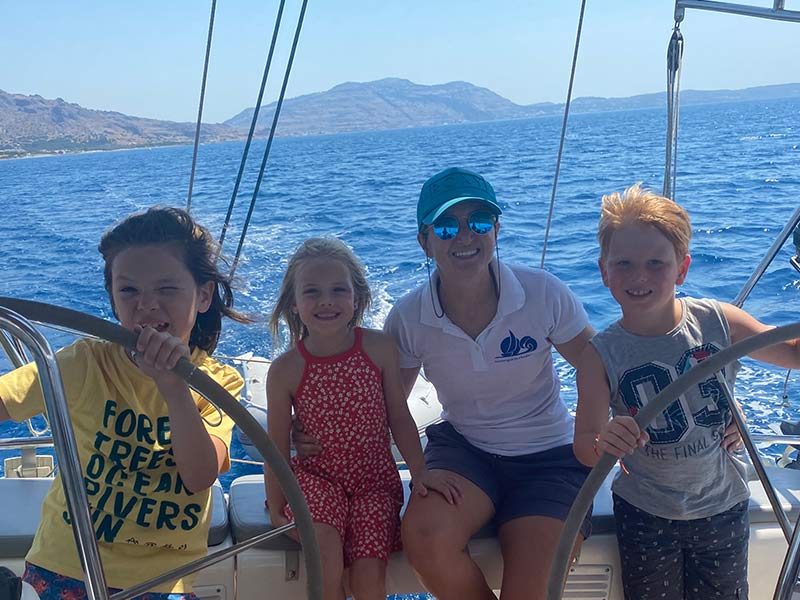 Steer the yachts yourself: great for families and kids