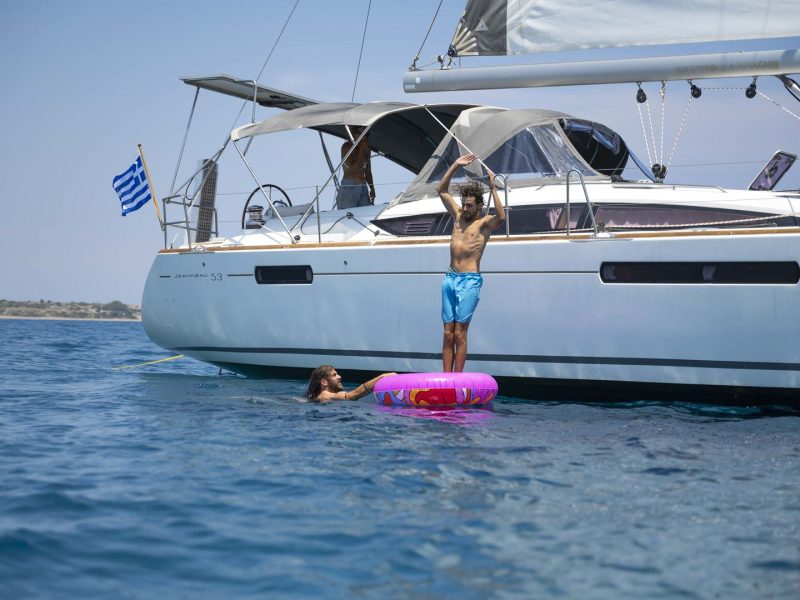 A yacht charter of our Jeanneau on Rhodes
